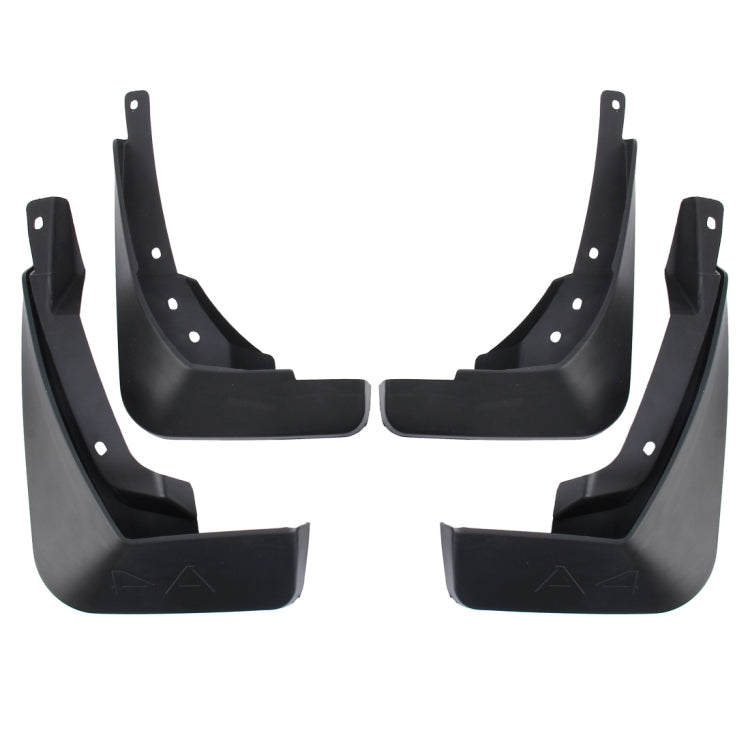 4 PCS Car Auto Semi-Rigid PVC Splash Flaps Mudguards Fender Guard for Audi A4L 2016 Version - Mudguards by buy2fix | Online Shopping UK | buy2fix