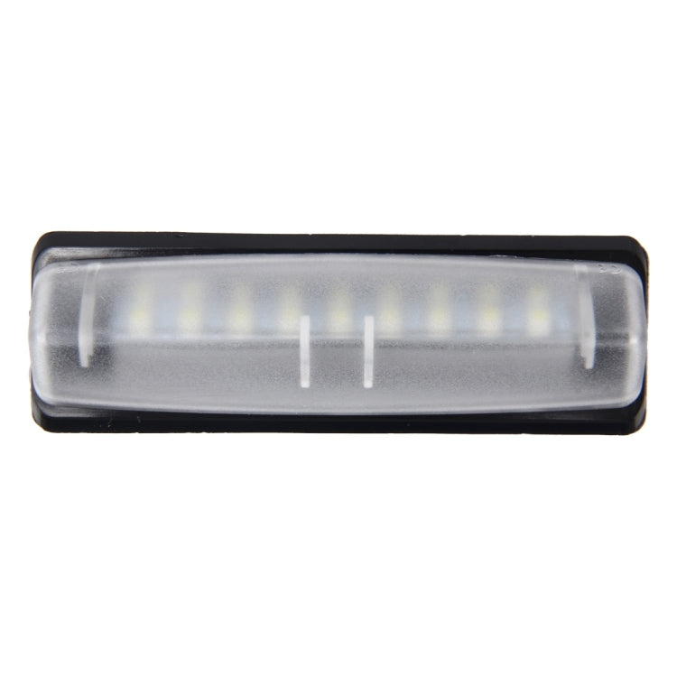 2 PCS License Plate Light with 18 SMD-3528 Lamps for Toyota,2W 120LM,6000K, DC12V(White Light) - License Plate Lights by buy2fix | Online Shopping UK | buy2fix