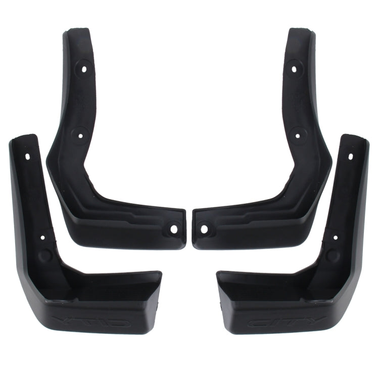 4 PCS Car Auto Semi-Rigid PVC Splash Flaps Mudguards Fender Guard for Honda City 2015-2020 - Mudguards by buy2fix | Online Shopping UK | buy2fix