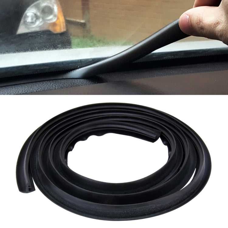 1.5m Car Instrument Desk Decorative Strip Rubber Chrome Decoration Strip Seal - Anti Collision Sticker by buy2fix | Online Shopping UK | buy2fix