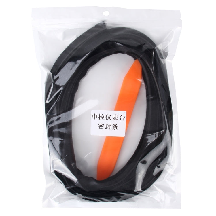 1.5m Car Instrument Desk Decorative Strip Rubber Chrome Decoration Strip Seal - Anti Collision Sticker by buy2fix | Online Shopping UK | buy2fix