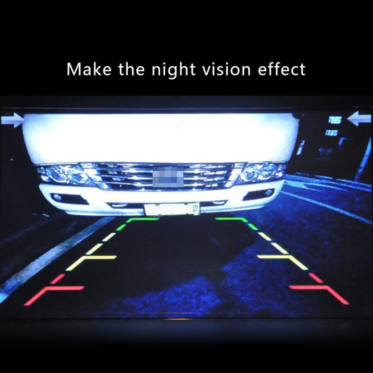 Dual Head Universal 720×540 Effective Pixel, NTSC 60HZ CCD Waterproof Car Rear View Backup Camera With 24 LED Lamps(Black) - Rear View Cameras by buy2fix | Online Shopping UK | buy2fix