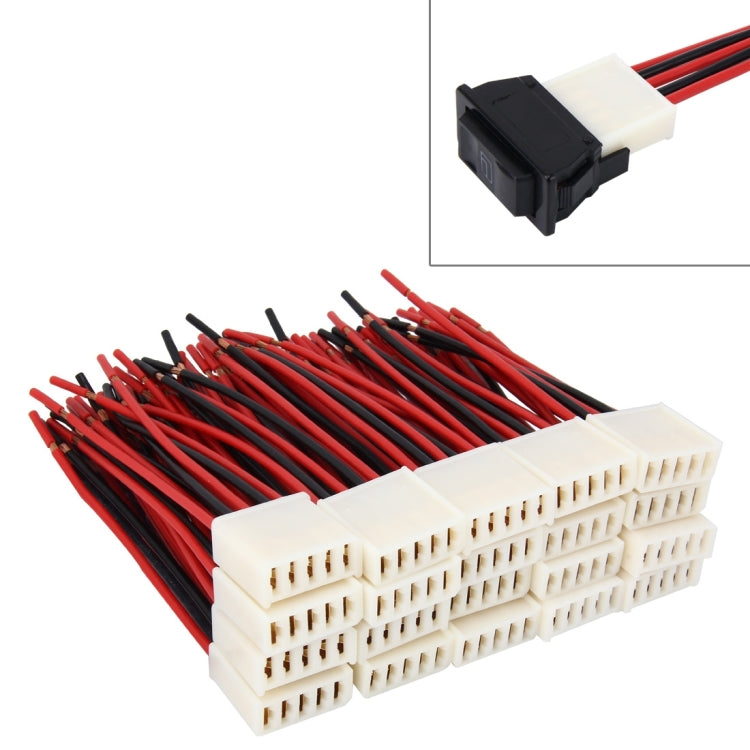 20 PCS Car Auto Universal DIY 5 Pin Button Socket - Car Switches by buy2fix | Online Shopping UK | buy2fix