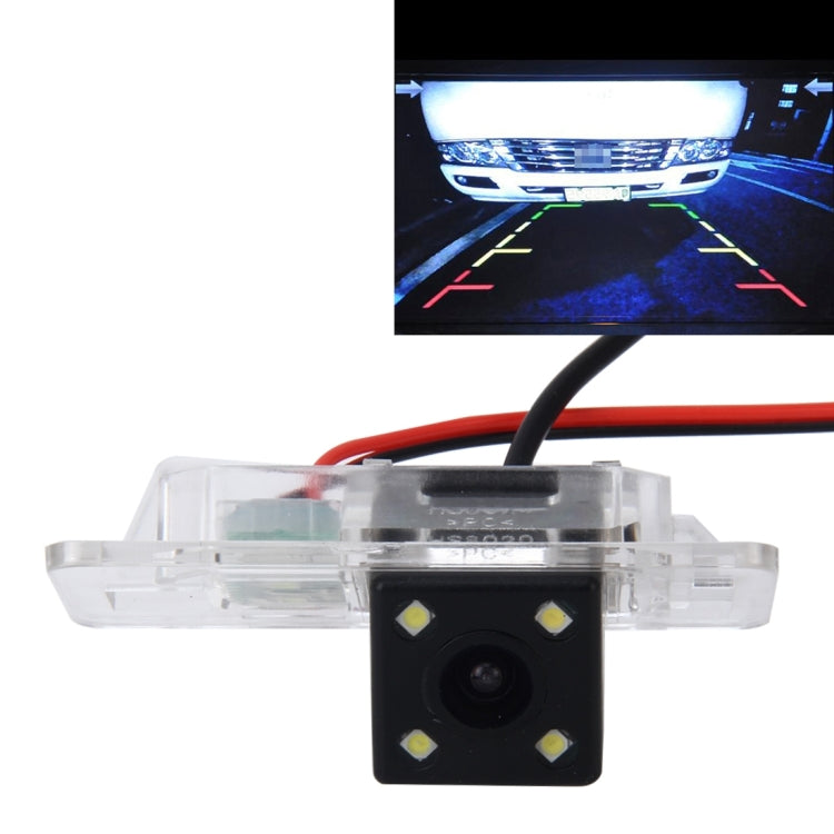 656×492 Effective Pixel NTSC 60HZ CMOS II Waterproof Car Rear View Backup Camera With 4 LED Lamps for BMW 3 Series /5 Series/ X5/X6/X1/1 Series Sedan 2008-2010 Version - Rear View Cameras by buy2fix | Online Shopping UK | buy2fix