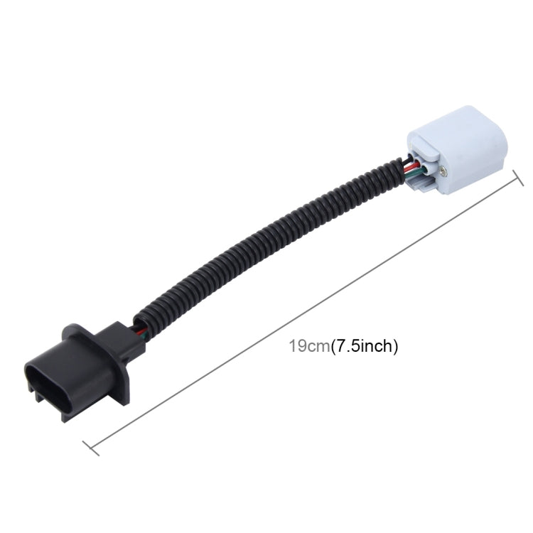 2 PCS H13 Car HID Xenon Headlight Male to Female Conversion Cable with Ceramic Adapter Socket - Wires by buy2fix | Online Shopping UK | buy2fix