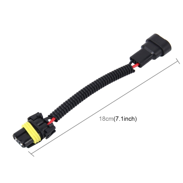 2 PCS 9005/9006 Car HID Xenon Headlight Male to Female Conversion Cable - Wires by buy2fix | Online Shopping UK | buy2fix