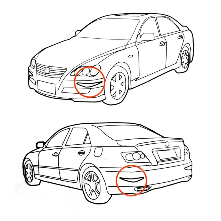 2 PCS YI-237 Universal Car Body Bumper Guard Protector Sticker Turning Guard/Car Crash Bar Bumper Strips /Car Crash Strips/Anti-rub Strips/Anti-rub Bar(Black) by buy2fix