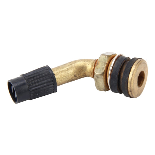 Car Motorcycle Bike Universal Yellow Copper Valve Adaptor Tyre Tube Extension Adapter by buy2fix