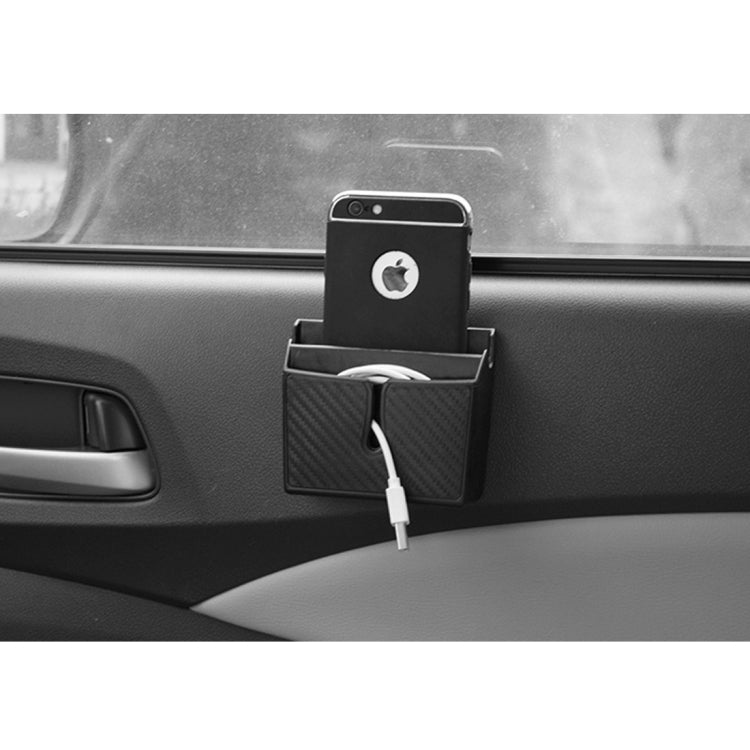 Car EVA Carrying Organizer Storage Double-layer Sticker Bag for Phone Coin Key and Other Small Items(Small Size) by buy2fix