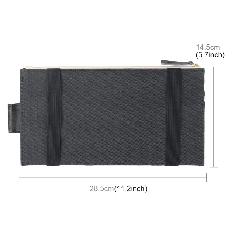 Multi-functional Auto Car Sun Visor Sunglass Holder Card Storage Holder Inner Pouch Bag (Black) - Sunglasses & Glasses Clips by buy2fix | Online Shopping UK | buy2fix