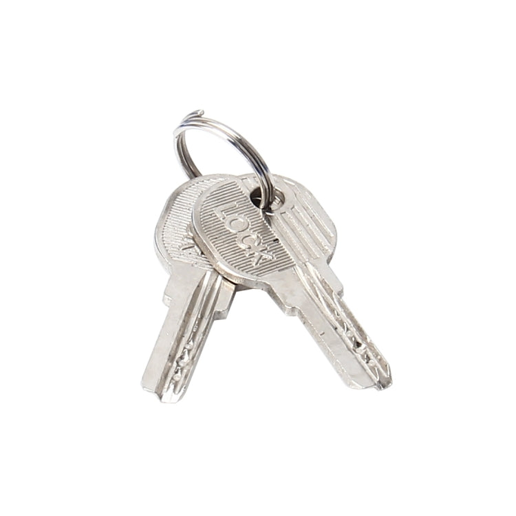 Motorcycle Bike Anti-theft Lock with Keys(Blue) by buy2fix