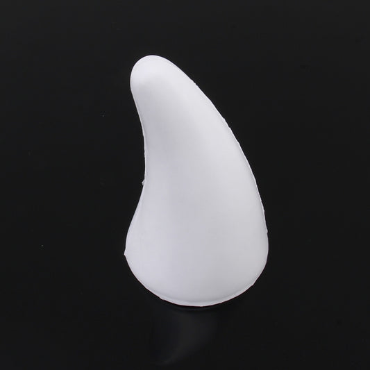 Car Rubber Exterior Decorative Horn(White) by buy2fix