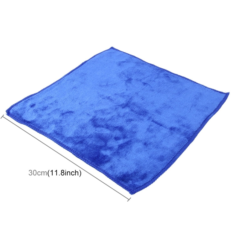 2 PCS Quick Dry Microfiber Suede Towels Cleaning Cloth Anti-Scratch Car Detailing Care Towels for Wipping off Water Mist(Blue) - Car washing supplies by buy2fix | Online Shopping UK | buy2fix