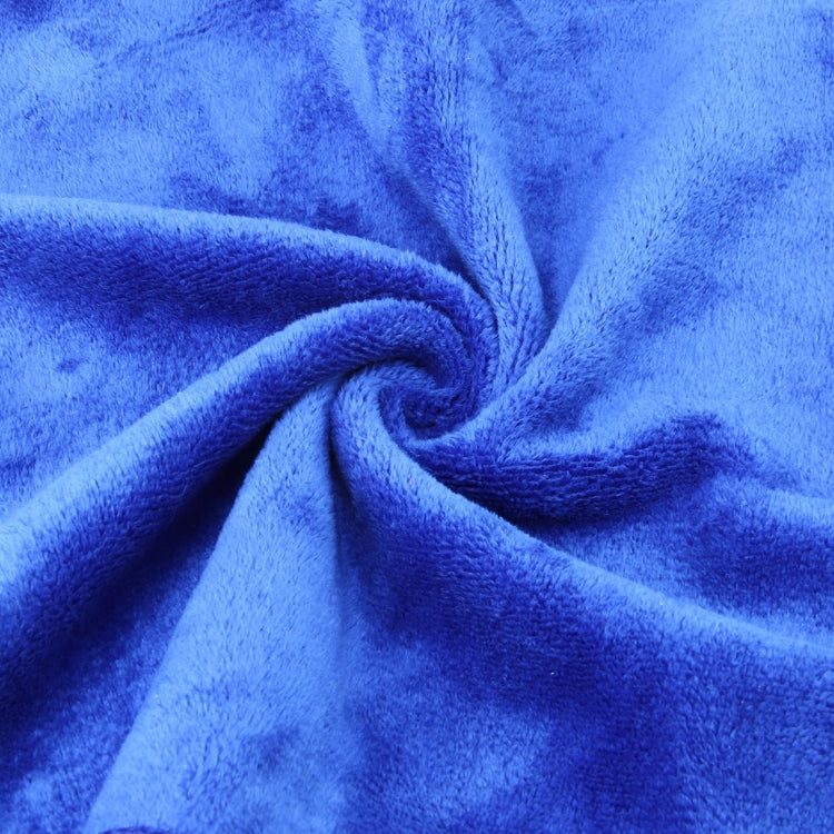 2 PCS Quick Dry Microfiber Suede Towels Cleaning Cloth Anti-Scratch Car Detailing Care Towels for Wipping off Water Mist(Blue) - Car washing supplies by buy2fix | Online Shopping UK | buy2fix