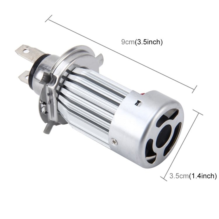 H4 HS1 Motorcycle Headlamps COB Spotlights Electric Car Fog Lights 6000K 20W 2600LM 5000Hours(White Light) - Headlights by buy2fix | Online Shopping UK | buy2fix
