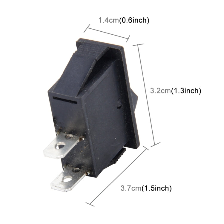 10 PCS Car Auto Universal DIY 2 Pin Boat Cap OFF- ON Push Button - Car Switches by buy2fix | Online Shopping UK | buy2fix