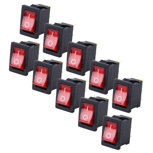 10 PCS Car Auto Universal DIY 3 Pin Boat Cap OFF- ON Push Button - Car Switches by buy2fix | Online Shopping UK | buy2fix
