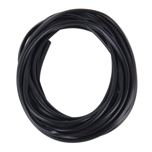5m Car Decorative Strip PVC Chrome Decoration Strip Door Seal Window Seal(Black) by buy2fix