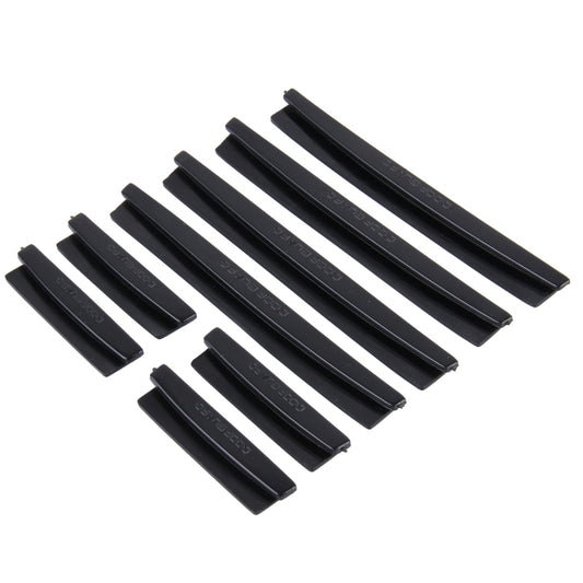 FR JG-031 8 PCS Rubber Car Side Door Edge Protection Guards Cover Trims Stickers(Black) by buy2fix