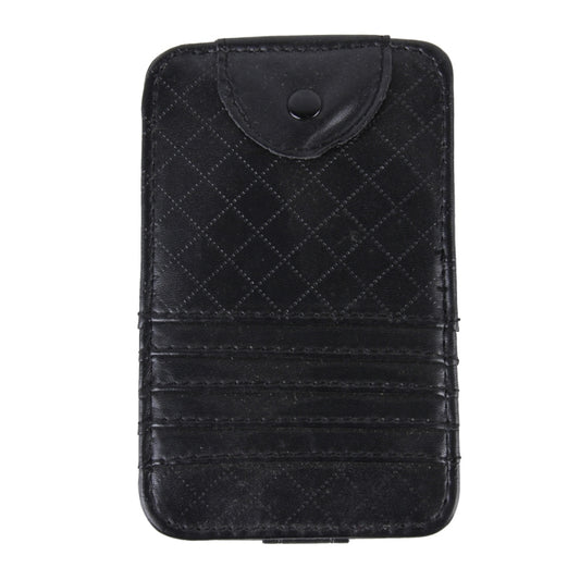 FUDAOCHE Multi-functional Auto Car Sun Visor Sunglasses Holder Card CD Storage Holder Pouch Bag(Black) by buy2fix