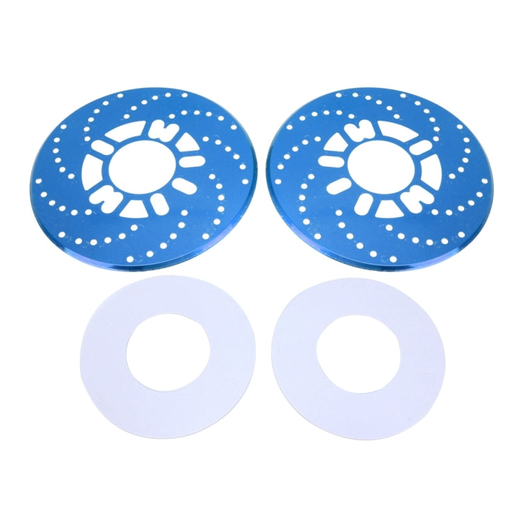 2 PCS Universal Aluminium Auto Car Wheel Disc Brake Racing Decorative Cover(Blue) - Wheels Tires & Parts by buy2fix | Online Shopping UK | buy2fix