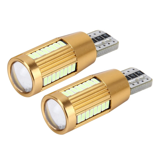 2 PCS T10 2W Constant Current Car Clearance Light with 38 SMD-3014 Lamps, DC 12-16V(Ice Blue Light) by buy2fix