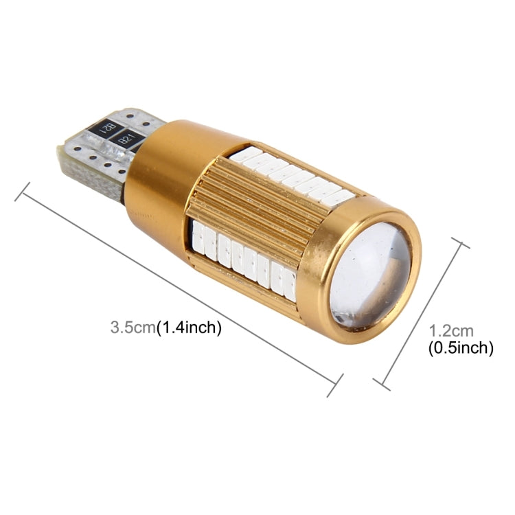 2 PCS T10 2W Constant Current Car Clearance Light with 38 SMD-3014 Lamps, DC 12-16V(Blue Light) - Clearance Lights by buy2fix | Online Shopping UK | buy2fix