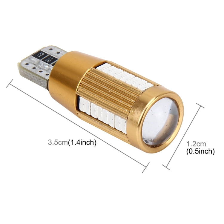 2 PCS T10 2W Constant Current Car Clearance Light with 38 SMD-3014 Lamps, DC 12-16V(Red Light) - Clearance Lights by buy2fix | Online Shopping UK | buy2fix