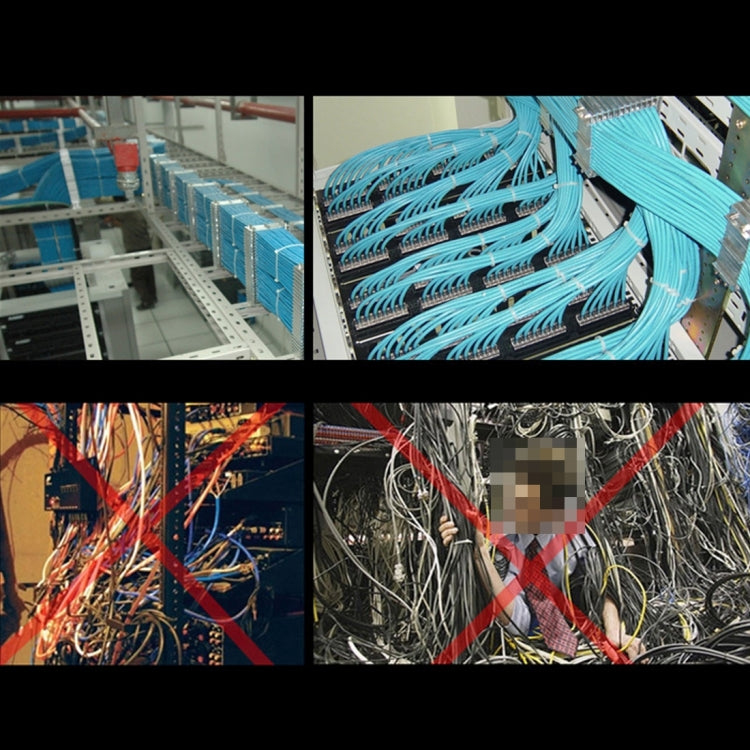 500 PCS 5mm*250mm Nylon Cable Ties(White) by buy2fix