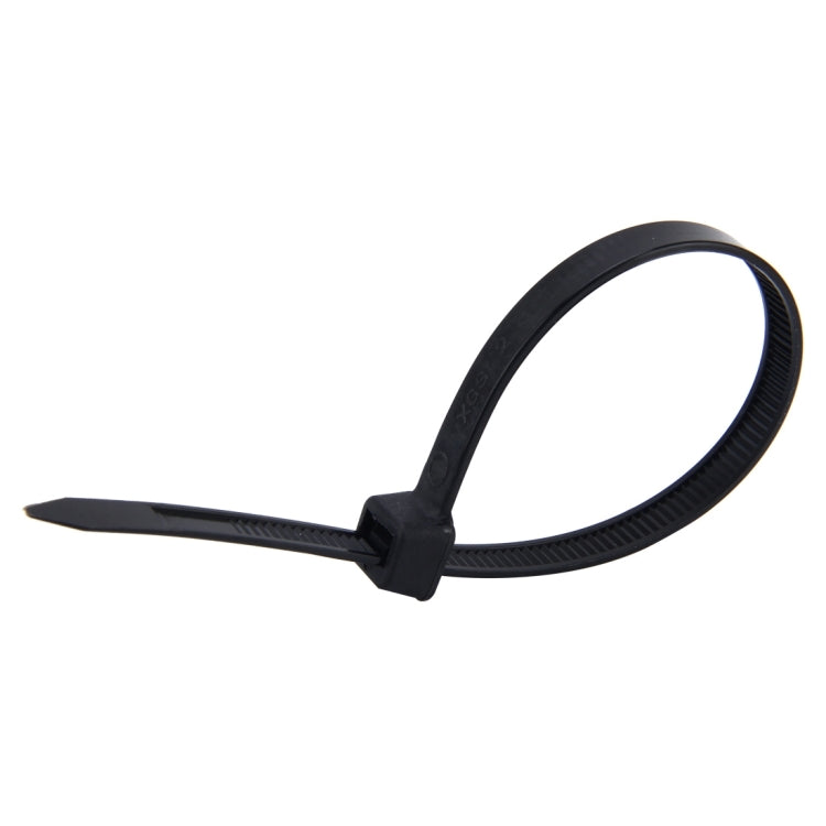100pcs /Pack 8mm*200mm Nylon Cable Ties(Black) - Booster Cable & Clip by buy2fix | Online Shopping UK | buy2fix
