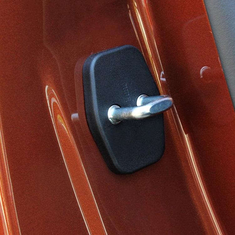 4 PCS Car Door Lock Buckle Decorated Rust Guard Protection Cover for Toyota RAV4 Corolla Reiz VIOS Camry Highlander Yaris Prado Prius Crown - Locks & Hasps by buy2fix | Online Shopping UK | buy2fix