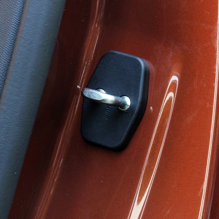 4 PCS Car Door Lock Buckle Decorated Rust Guard Protection Cover for Toyota RAV4 Corolla Reiz VIOS Camry Highlander Yaris Prado Prius Crown - Locks & Hasps by buy2fix | Online Shopping UK | buy2fix
