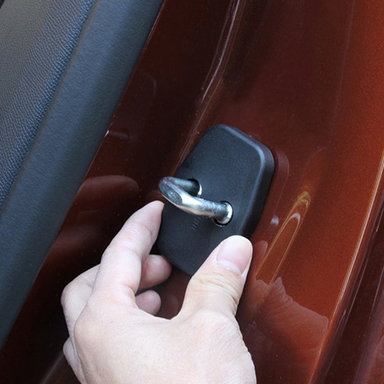4 PCS Car Door Lock Buckle Decorated Rust Guard Protection Cover for Toyota RAV4 Corolla Reiz VIOS Camry Highlander Yaris Prado Prius Crown - Locks & Hasps by buy2fix | Online Shopping UK | buy2fix