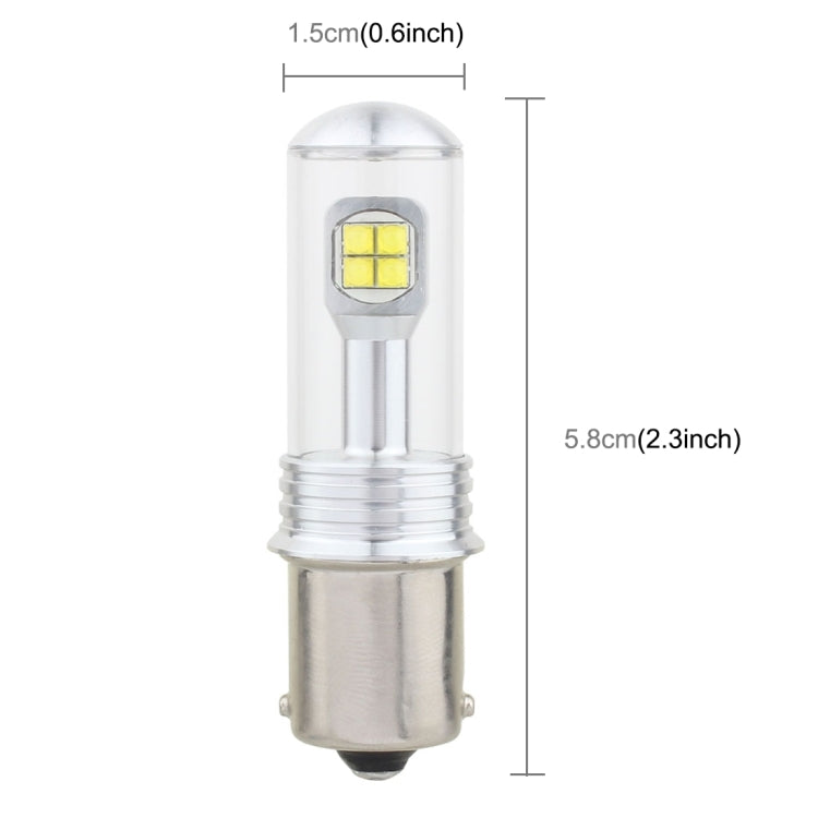 2 PCS 1156/BA15S 40W 800 LM 6000K Car Turn Light Backup Light Brake Light with 8 Lamps, DC 12V(White Light) - Arrow Turn Lights by buy2fix | Online Shopping UK | buy2fix