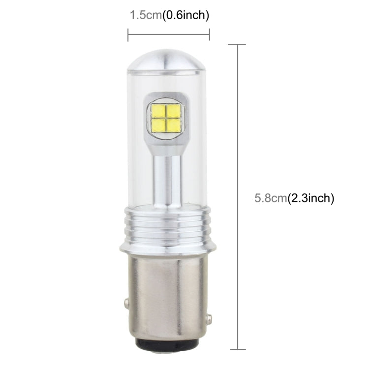 2 PCS 1157/BAY15D 40W 800 LM 6000K Car Turn Light Backup Light Brake Light with 8 Lamps, DC 12V(White Light) - Arrow Turn Lights by buy2fix | Online Shopping UK | buy2fix