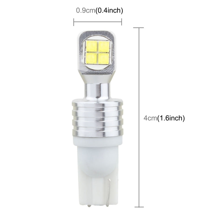 2 PCS T10 40W 800 LM 6000K Car Clearance Light Reading Light License Light with 8 Lamp, DC 12V(White Light) - Clearance Lights by buy2fix | Online Shopping UK | buy2fix