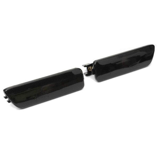 2 PCS Front Bumper Clearance Lights Housing without Bulb Replacement 1JM945071 / 1JM945072 for VW Golf / Jetta 1999-2005(Black) by buy2fix