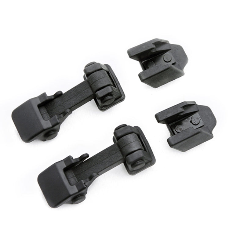 2 PCS Car Latch Locking Catch Buckle Engine Cover for Jeep Wrangler TJ 1996-2006 by buy2fix