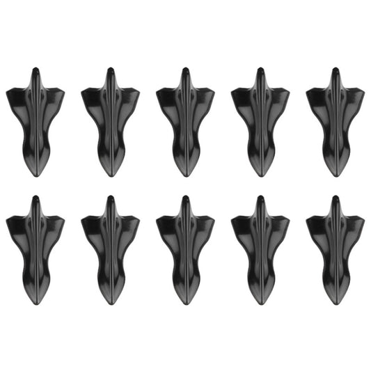 10 PCS Universal Car Black Shark Fin Diffuser Vortex Generator Roof Spoiler by buy2fix