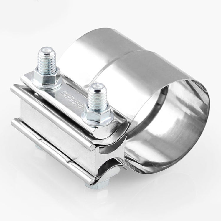 2.0 inch Car Turbo Exhaust Downpipe Stainless Steel Lap Joint Band Clamp - Booster Cable & Clip by buy2fix | Online Shopping UK | buy2fix
