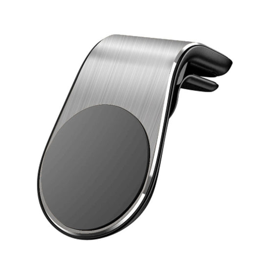 Car Metal Magnetic Air Outlet Mobile Phone Holder Bracket (Silver) by buy2fix