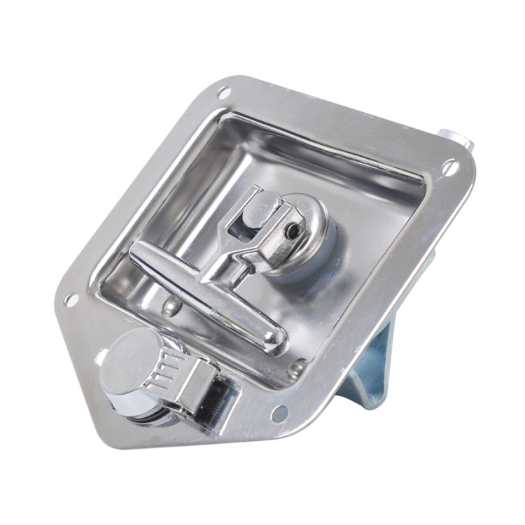 Folding T Handle Lock Stainless Steel Flush Mount Tool Box for Trailer / Yacht / Truck - Locks & Hasps by buy2fix | Online Shopping UK | buy2fix