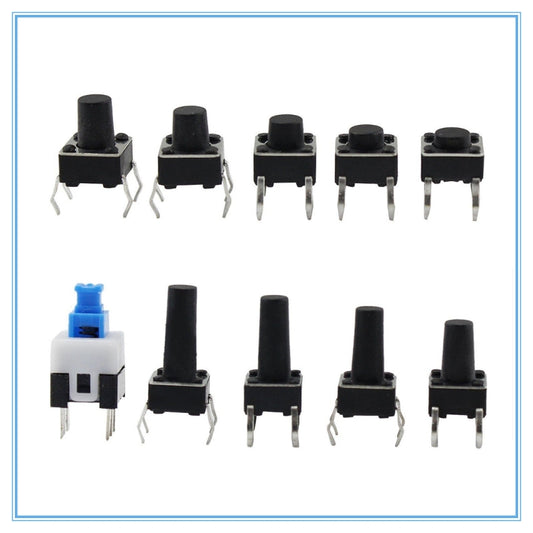 180 PCS Tactile Push Button Switch Kit Micro Switch - Car Switches by buy2fix | Online Shopping UK | buy2fix