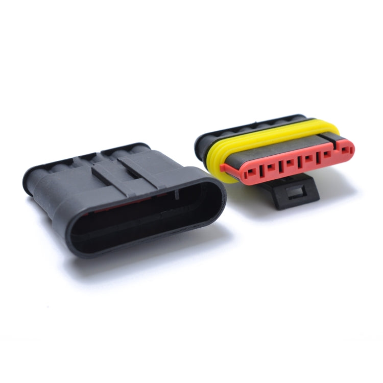 10 Sets 6 Pins Way Sealed Waterproof Electrical Wire Connector Plug Terminal Car Auto Set - Booster Cable & Clip by buy2fix | Online Shopping UK | buy2fix