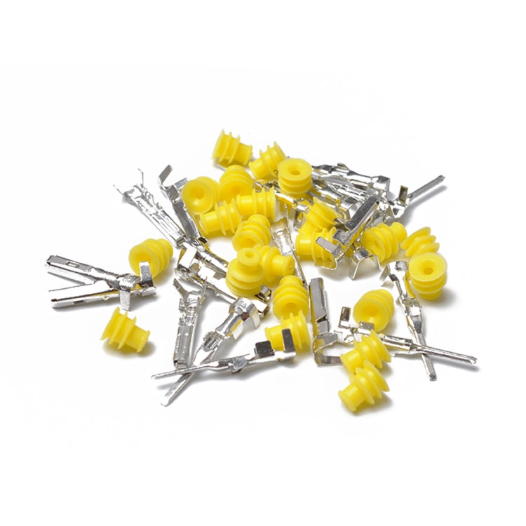 10 Sets 6 Pins Way Sealed Waterproof Electrical Wire Connector Plug Terminal Car Auto Set - Booster Cable & Clip by buy2fix | Online Shopping UK | buy2fix