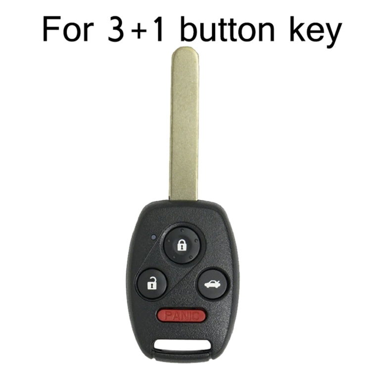 Replacement Non-embryo Car Key Case for HONDA 3 + 1 Button Car Keys, without Battery by buy2fix