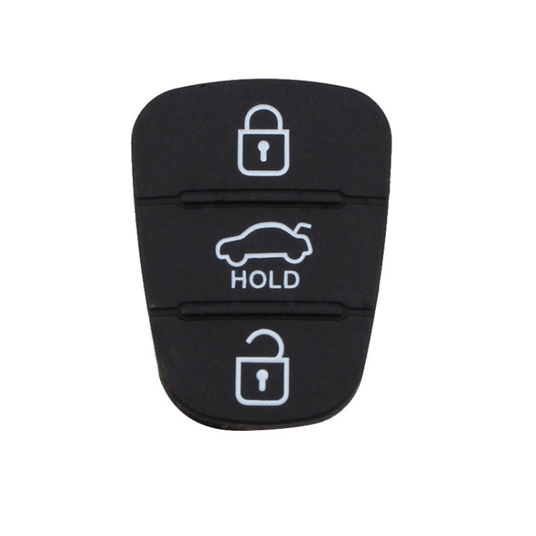 Replacement 3 Buttons Silicone Pad for Hyundai / Kia Car Key Shell, without Battery - Car Key Cases by buy2fix | Online Shopping UK | buy2fix