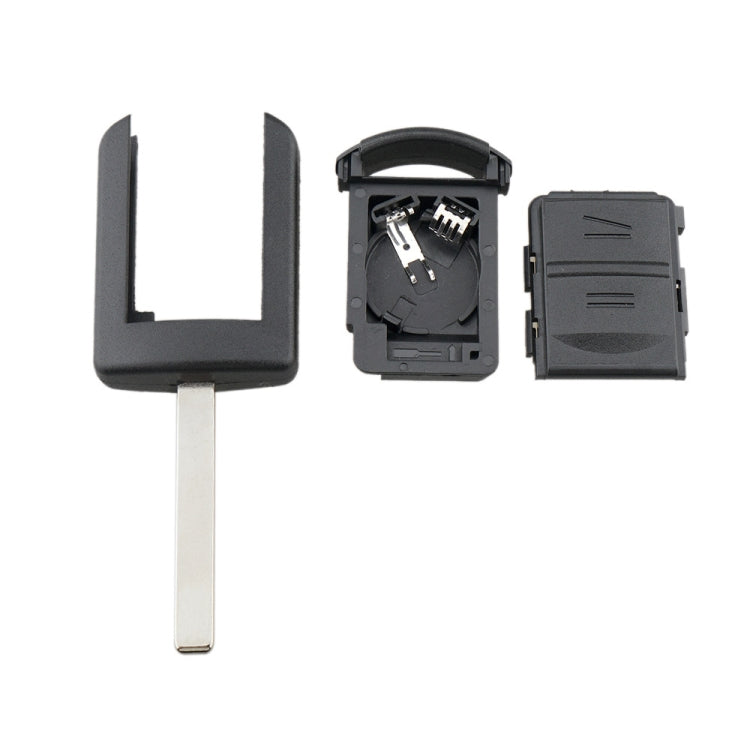 For Opel Car Keys Replacement 2 Buttons Car Key Case with Blade - Remote Car Key by buy2fix | Online Shopping UK | buy2fix
