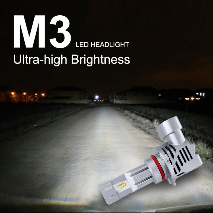 2 PCS M3 9005 / HB3 / H10 DC9-32V / 17W / 6500K / 2000LM IP68 Car LED Headlight Lamps(Cool White) - LED Headlamps by buy2fix | Online Shopping UK | buy2fix