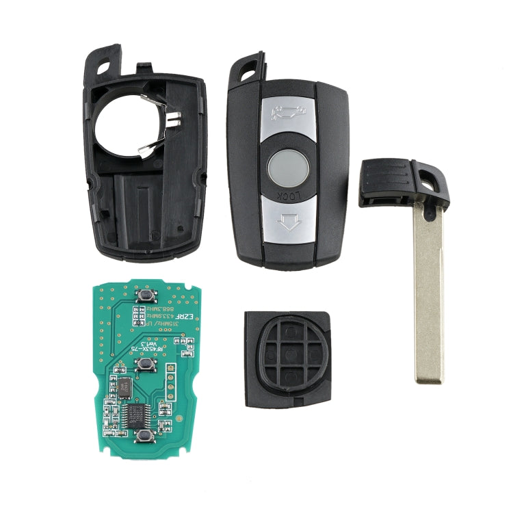 For BMW CAS3 System Intelligent Remote Control Car Key with Integrated Chip & Battery, Frequency: 315MHz by buy2fix